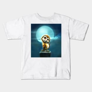 Owl in the night Kids T-Shirt